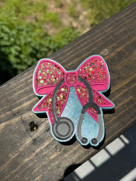 Coquette Stethoscope Car Freshie