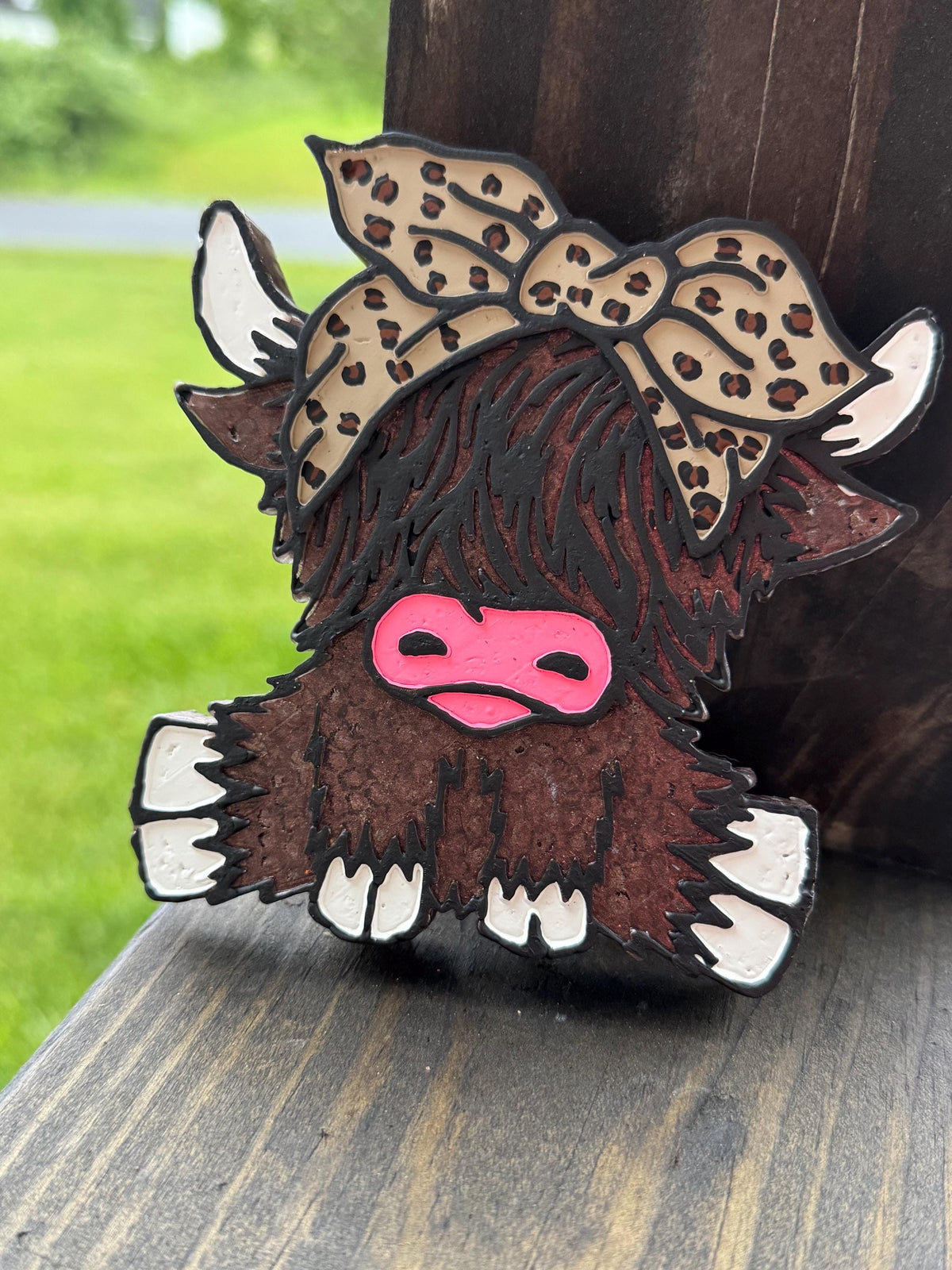 Full Highland Cow Car Freshie