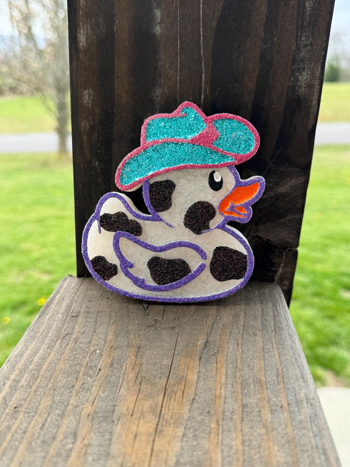 Cowboy Duck Car Freshie