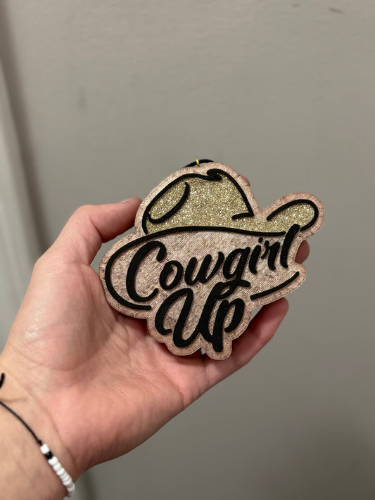 Cowgirl Up Car Freshie
