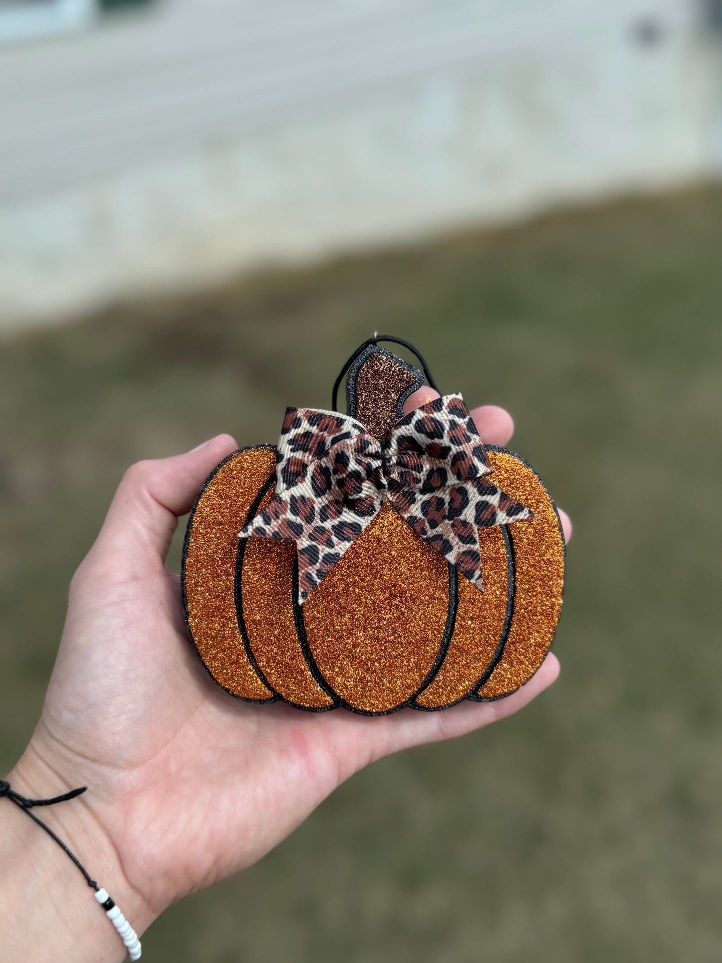Cheetah Pumpkin Car Freshie