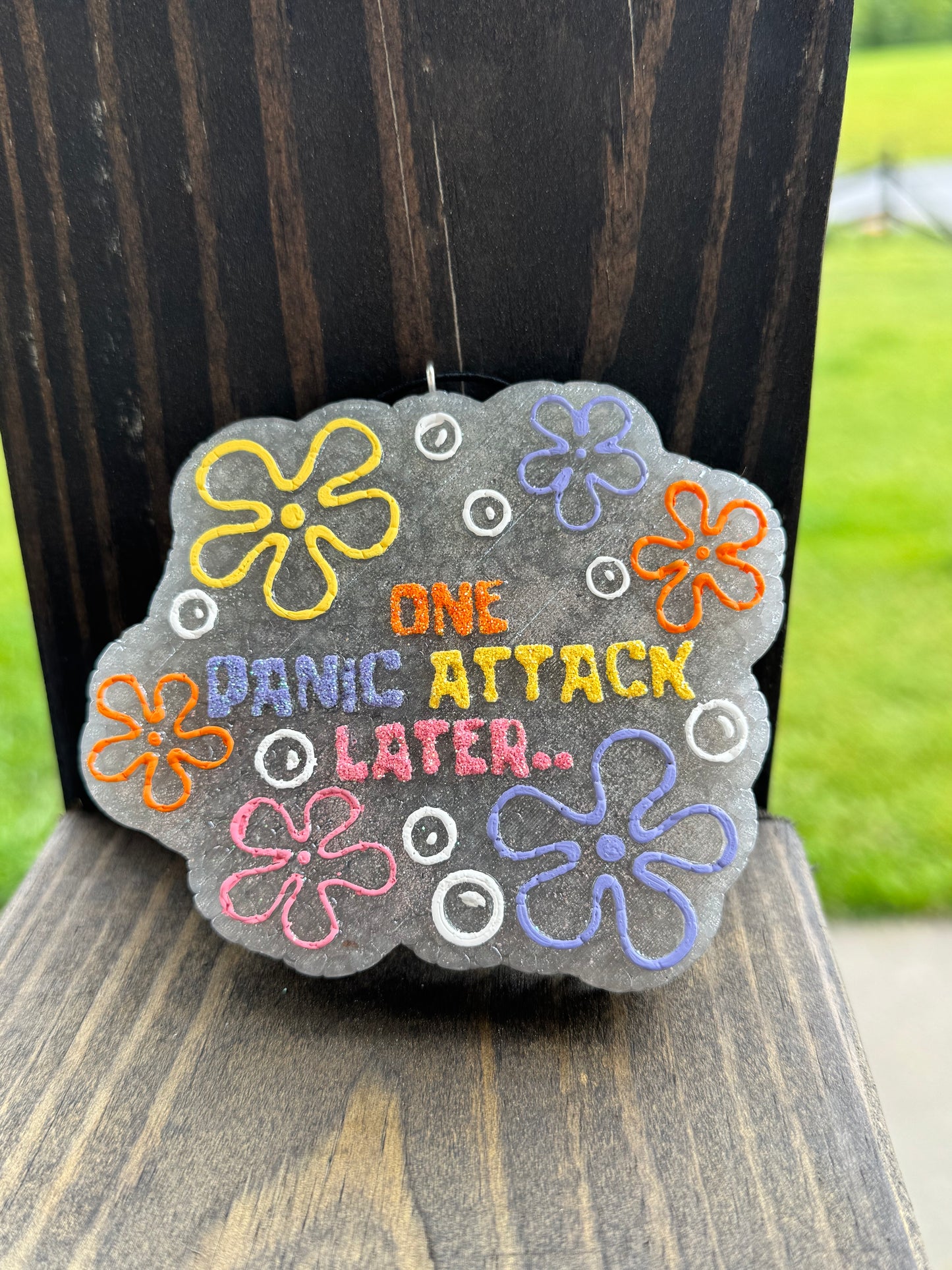 One Panic Attack Later Car Freshie