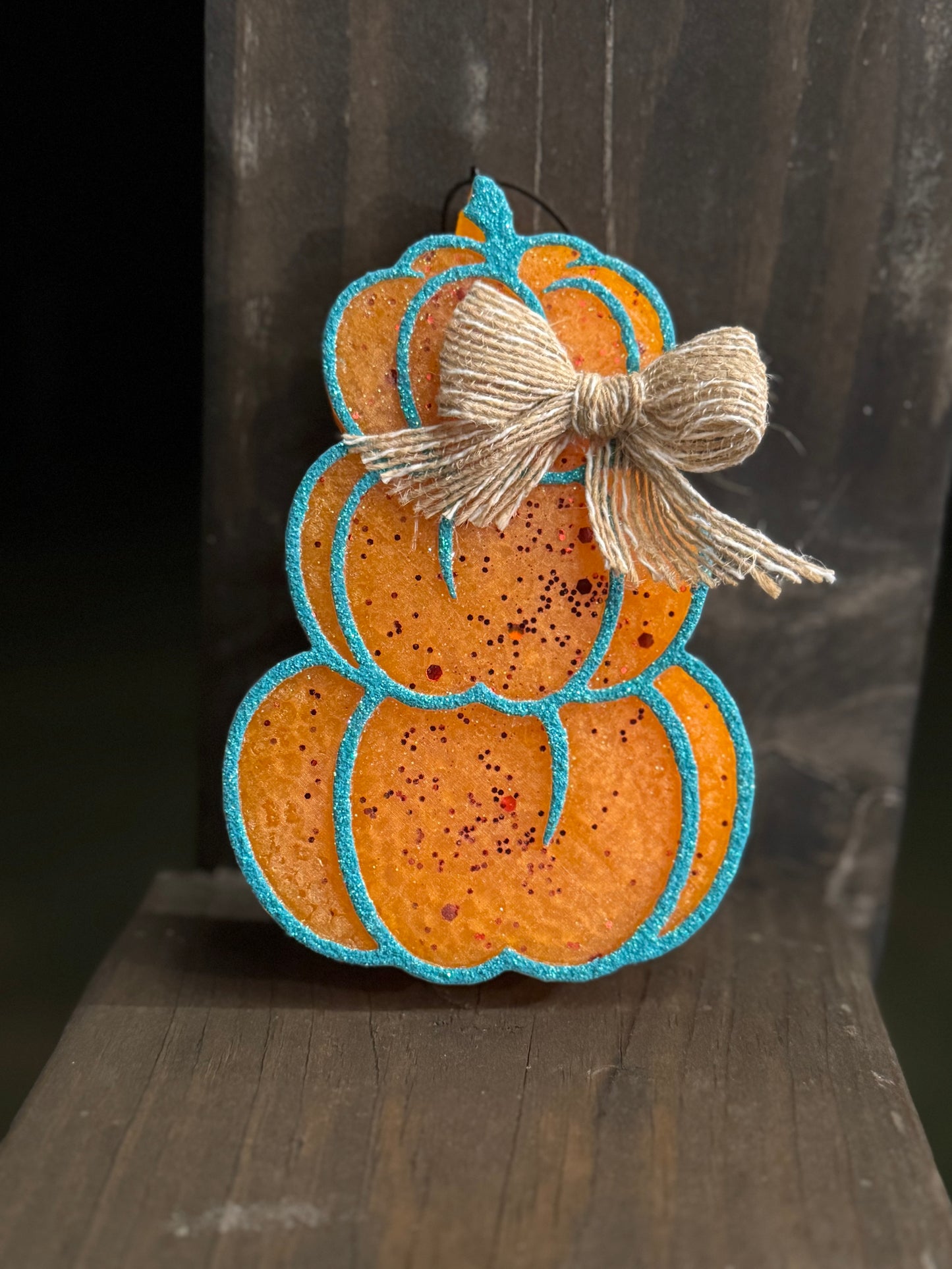 Stacked Pumpkins Car Freshie