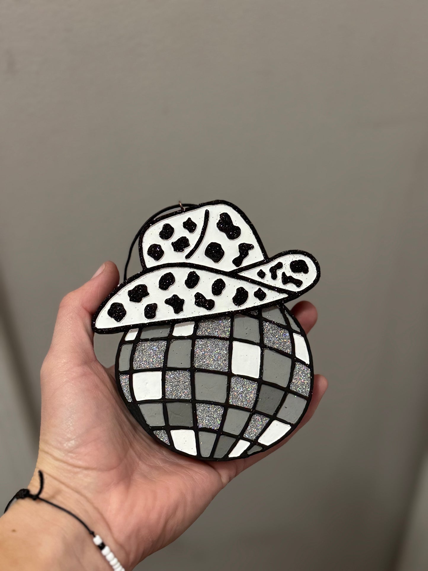 Cowboy Disco Ball Car Freshie