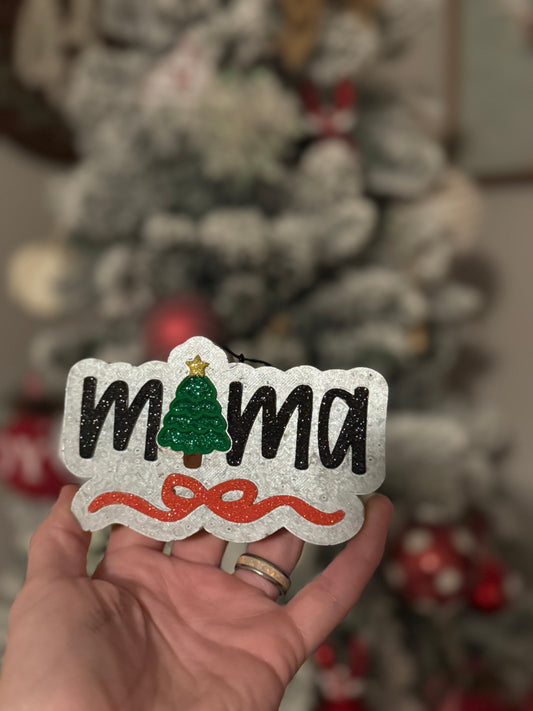 Christmas Mama Car Freshie