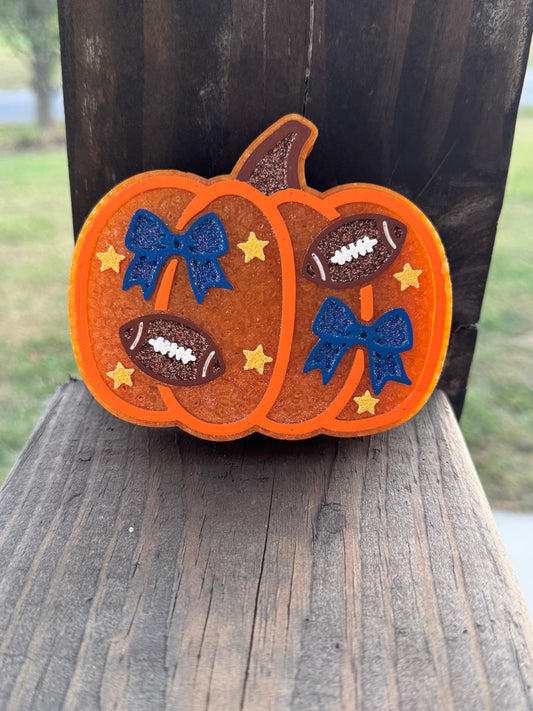 Football Pumpkin Car Freshie