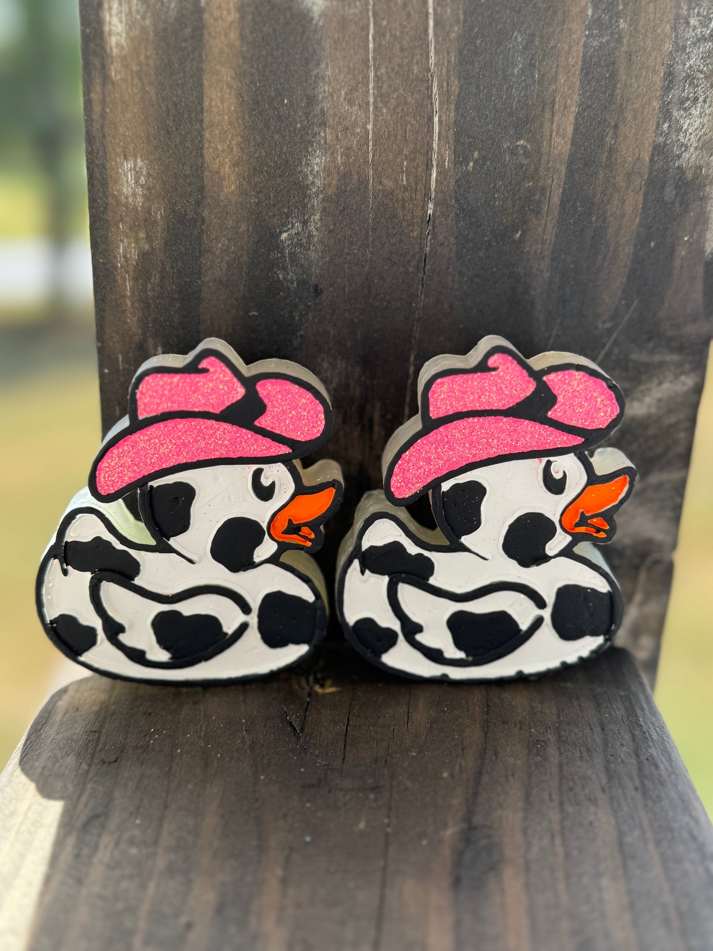 Cowboy Ducks Car Freshie Vent Clips