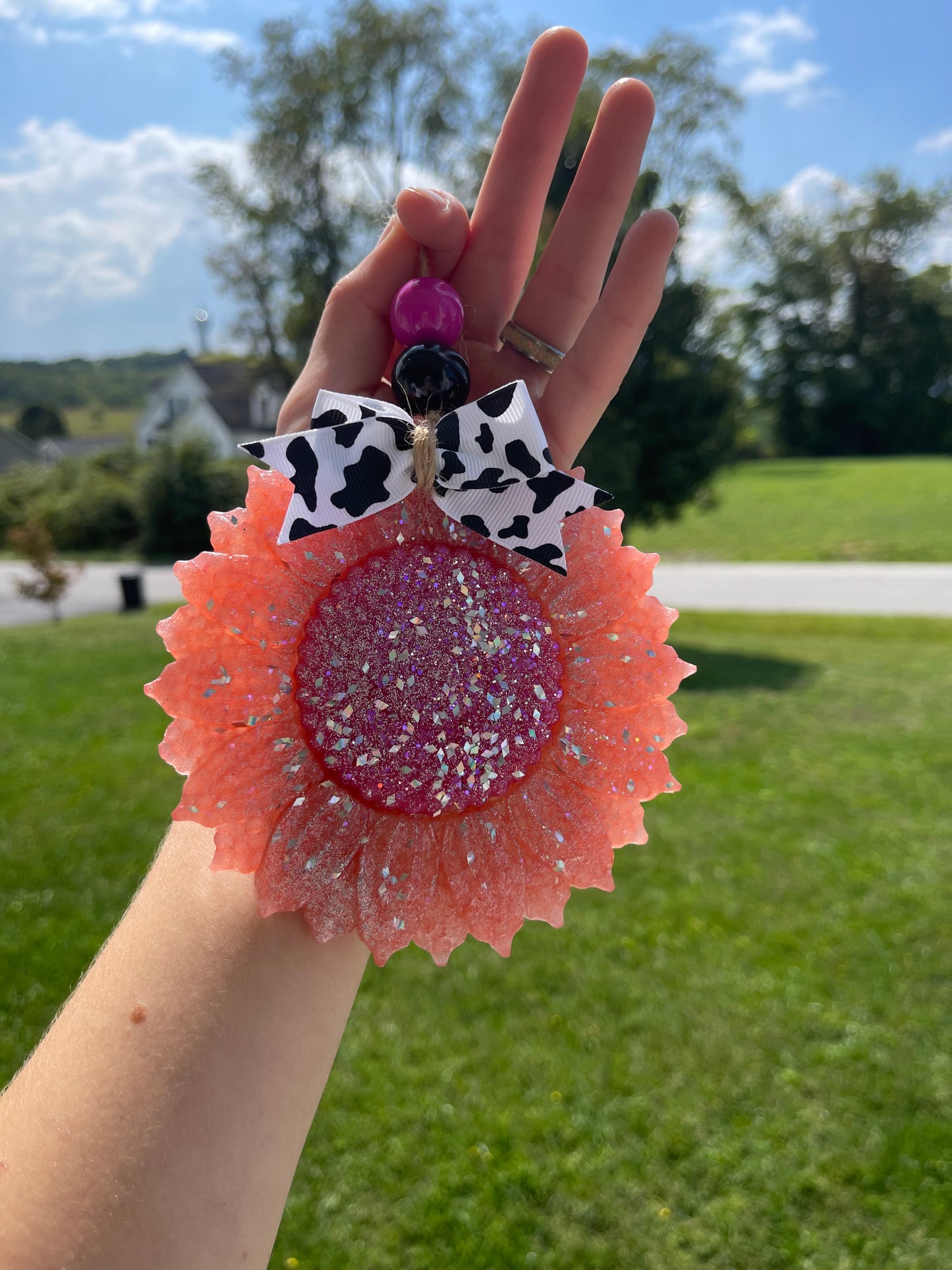 Sunflower Car Freshie