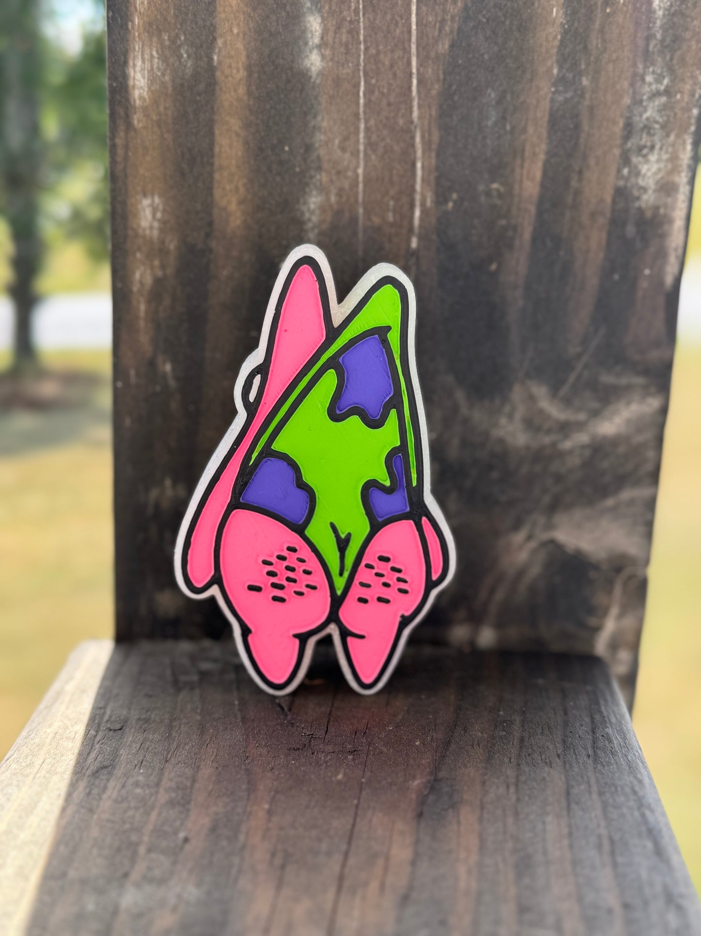 Pink Star Wedgie Car Freshie