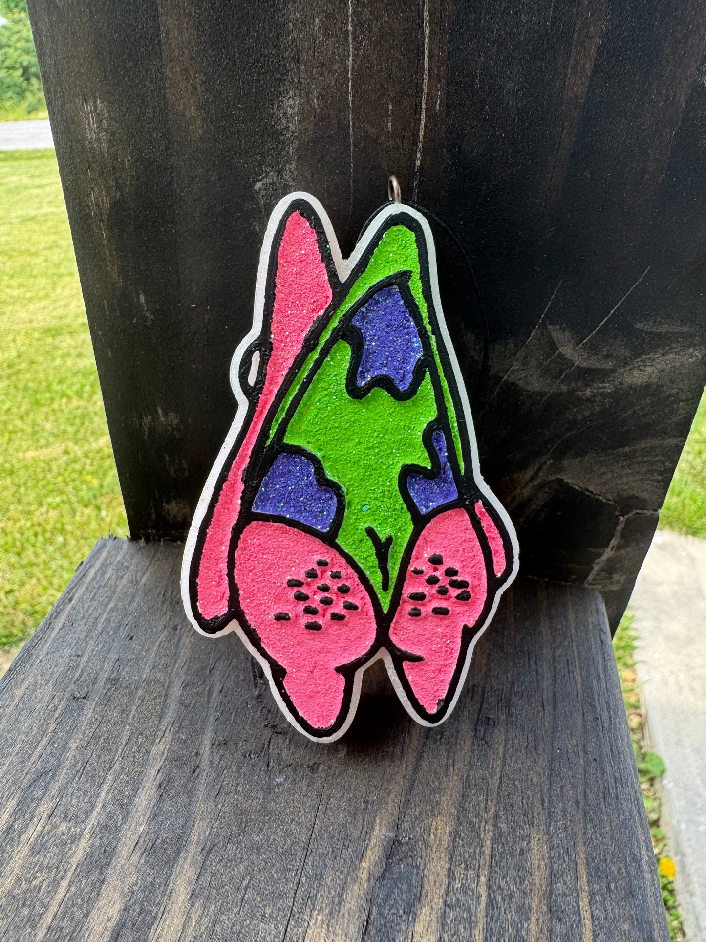 Pink Star Wedgie Car Freshie