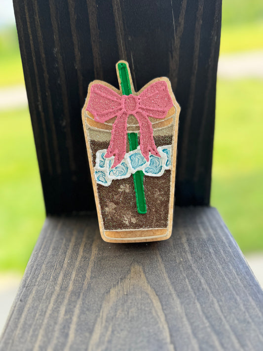 Iced Coffee Coquette Car Freshie