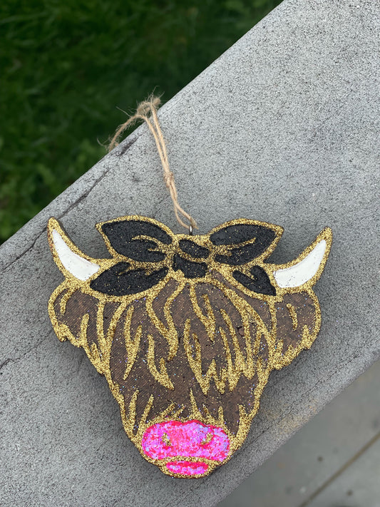 Highland Cow Car Freshie