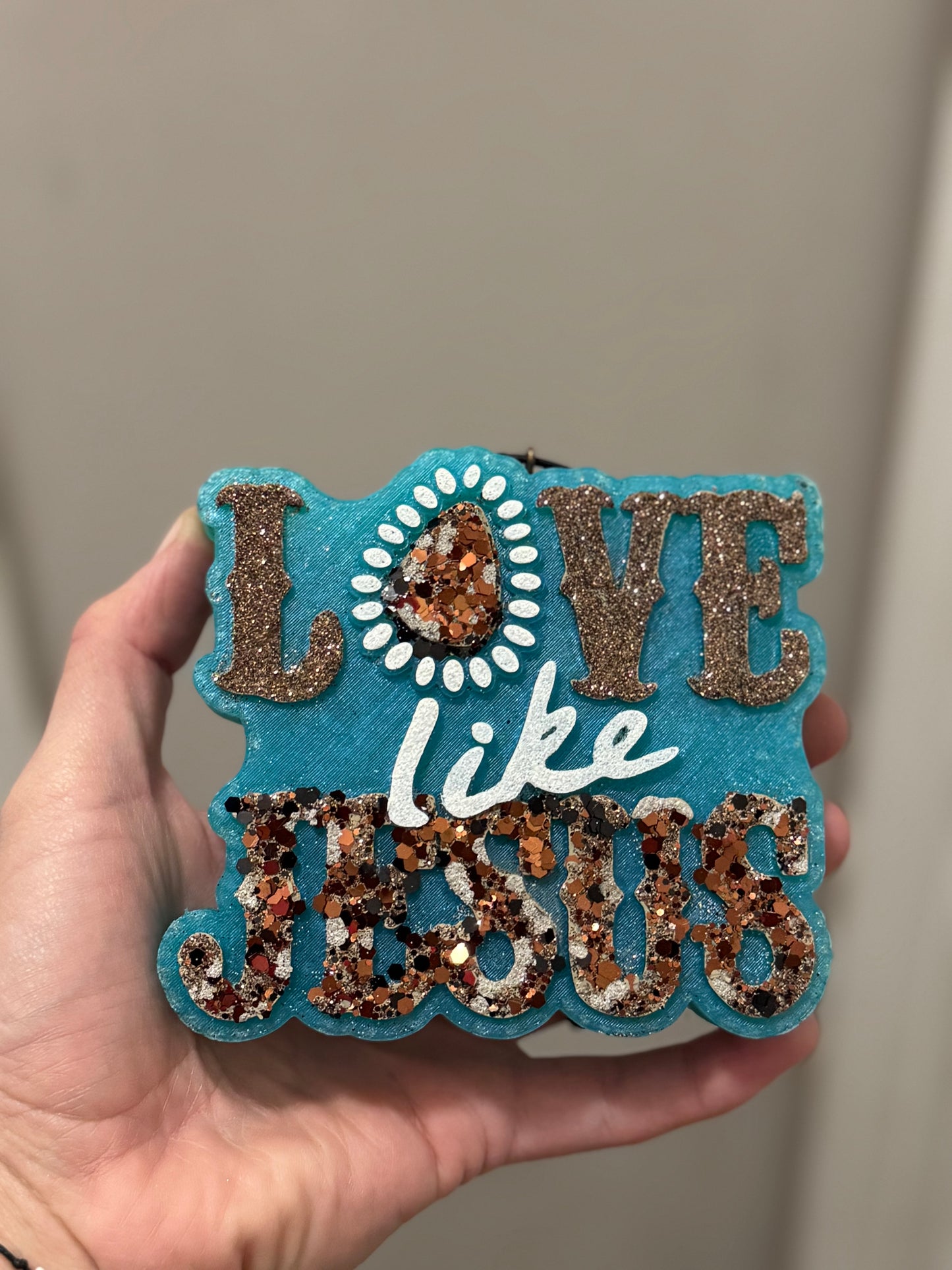 Love Like Jesus Car Freshie