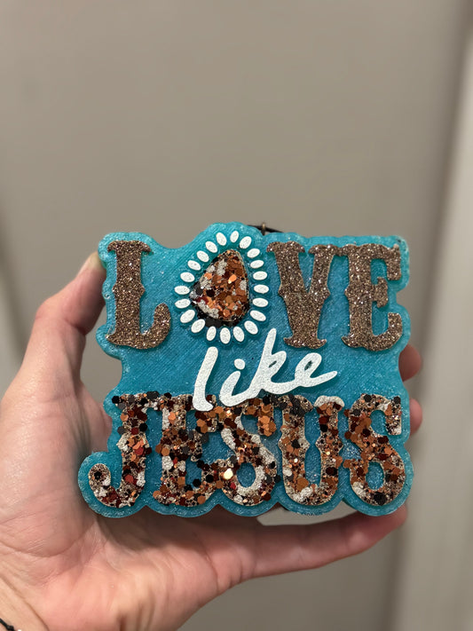Love Like Jesus Car Freshie