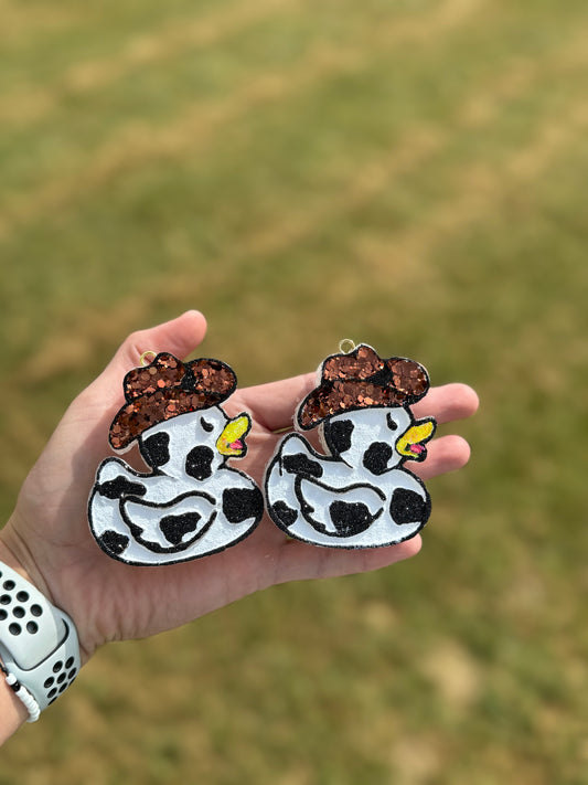 Cowboy Ducks Car Freshie Vent Clips