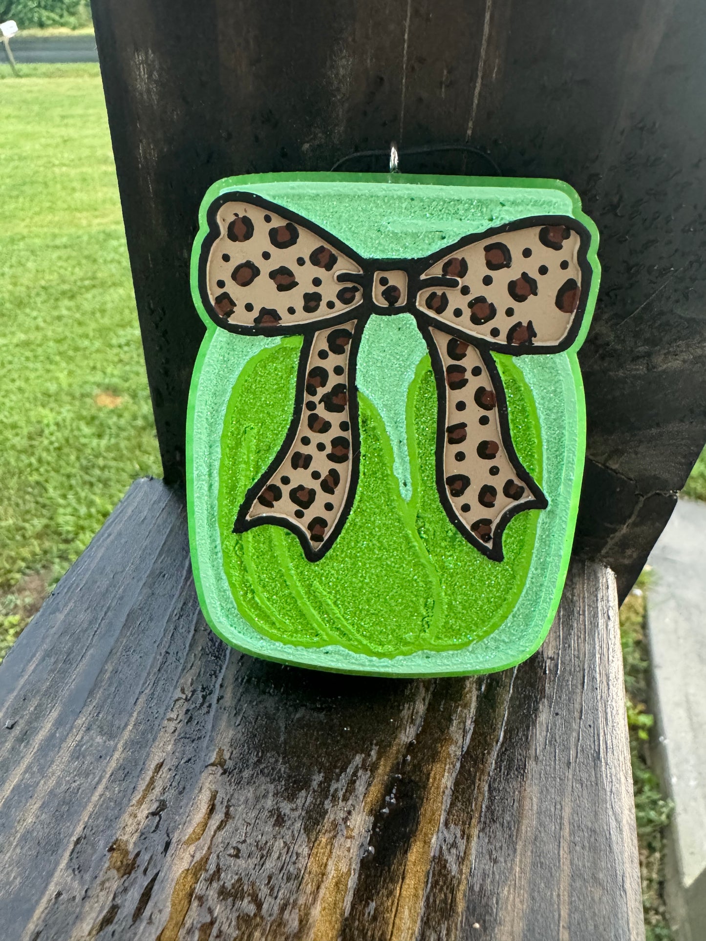 Pickle Jar Car Freshie