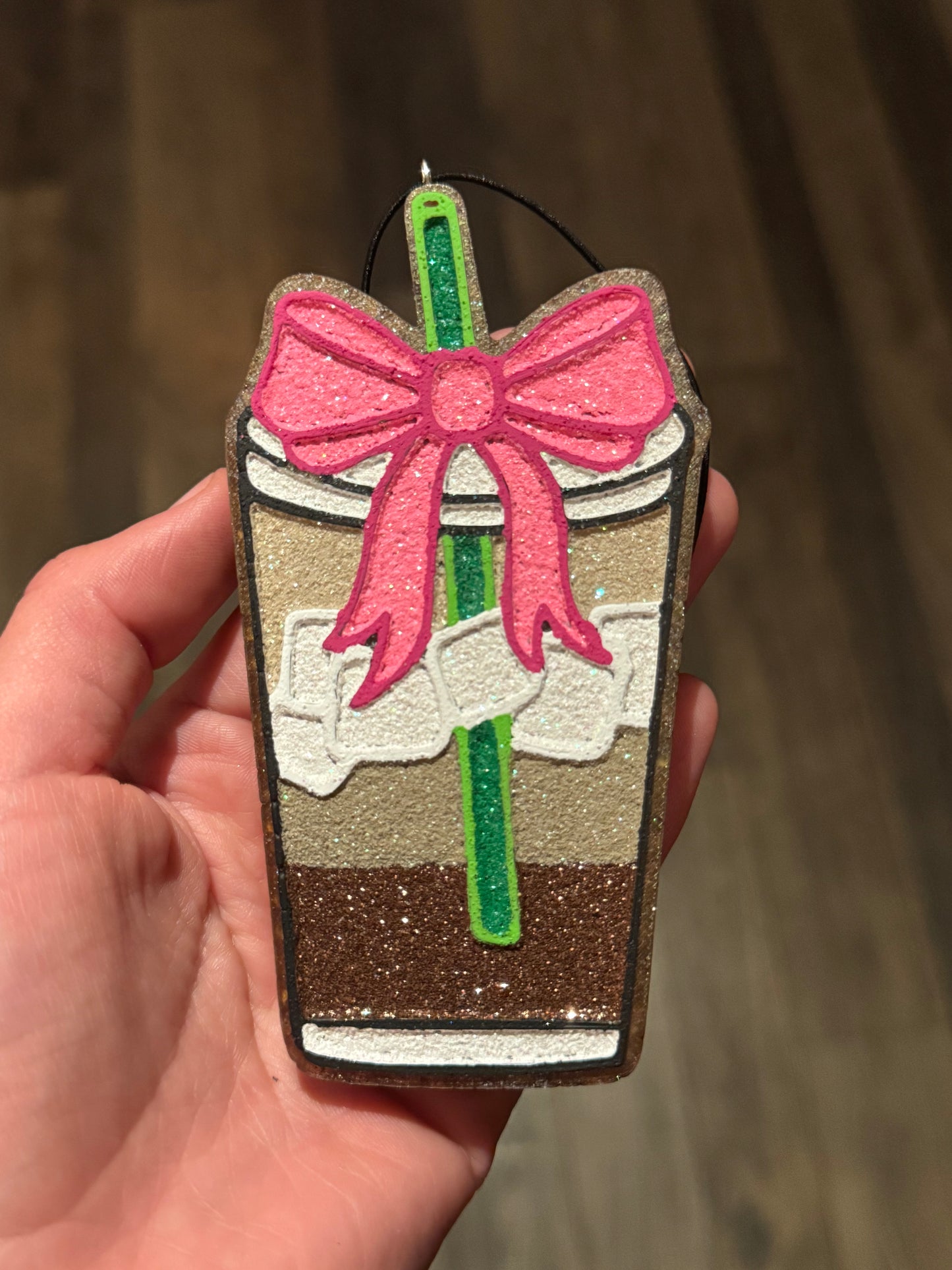 Iced Coffee Coquette Car Freshie