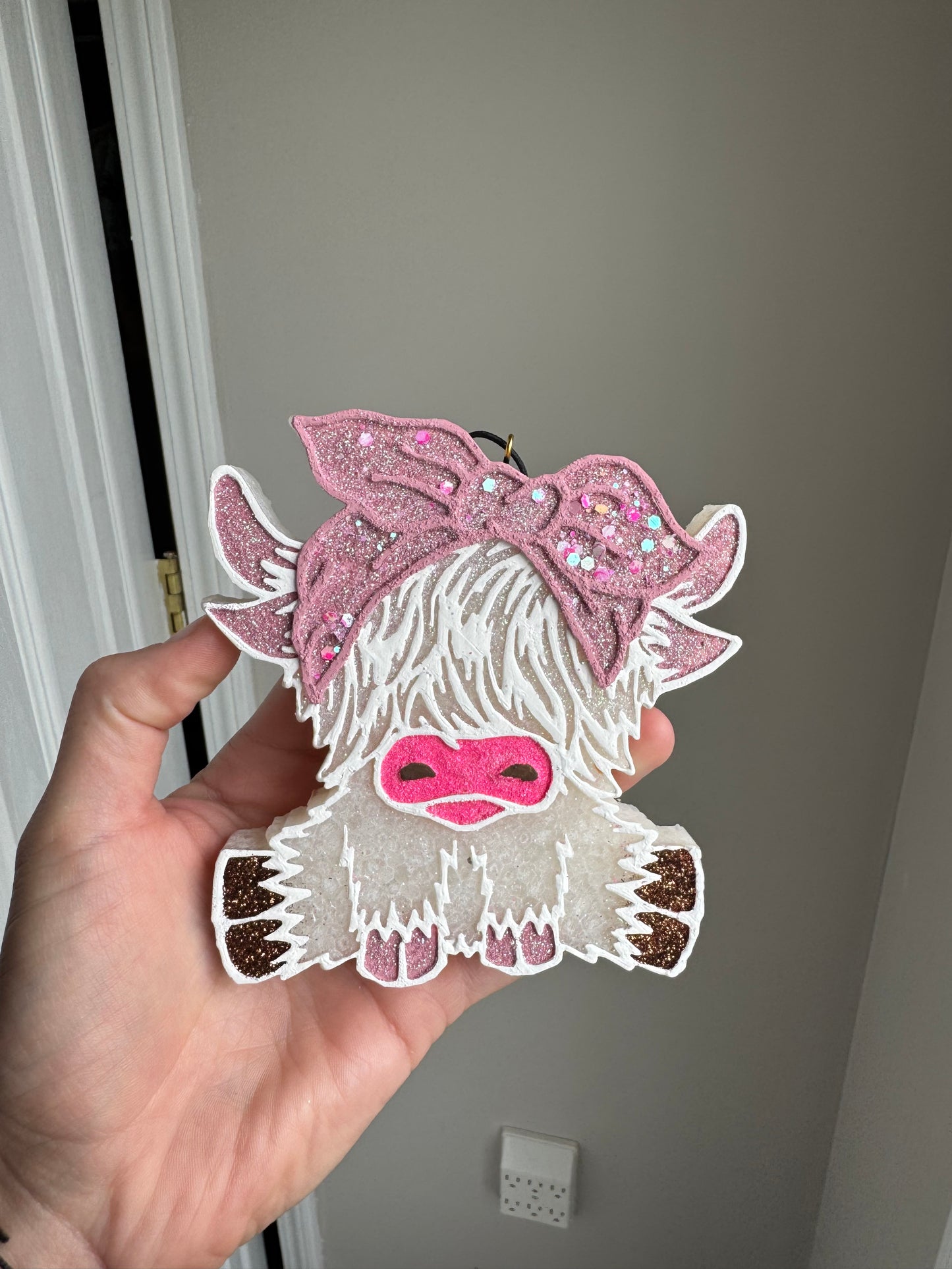 Full Highland Cow Car Freshie