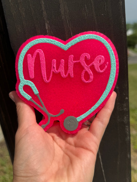 Nurse Stethoscope Car Freshie