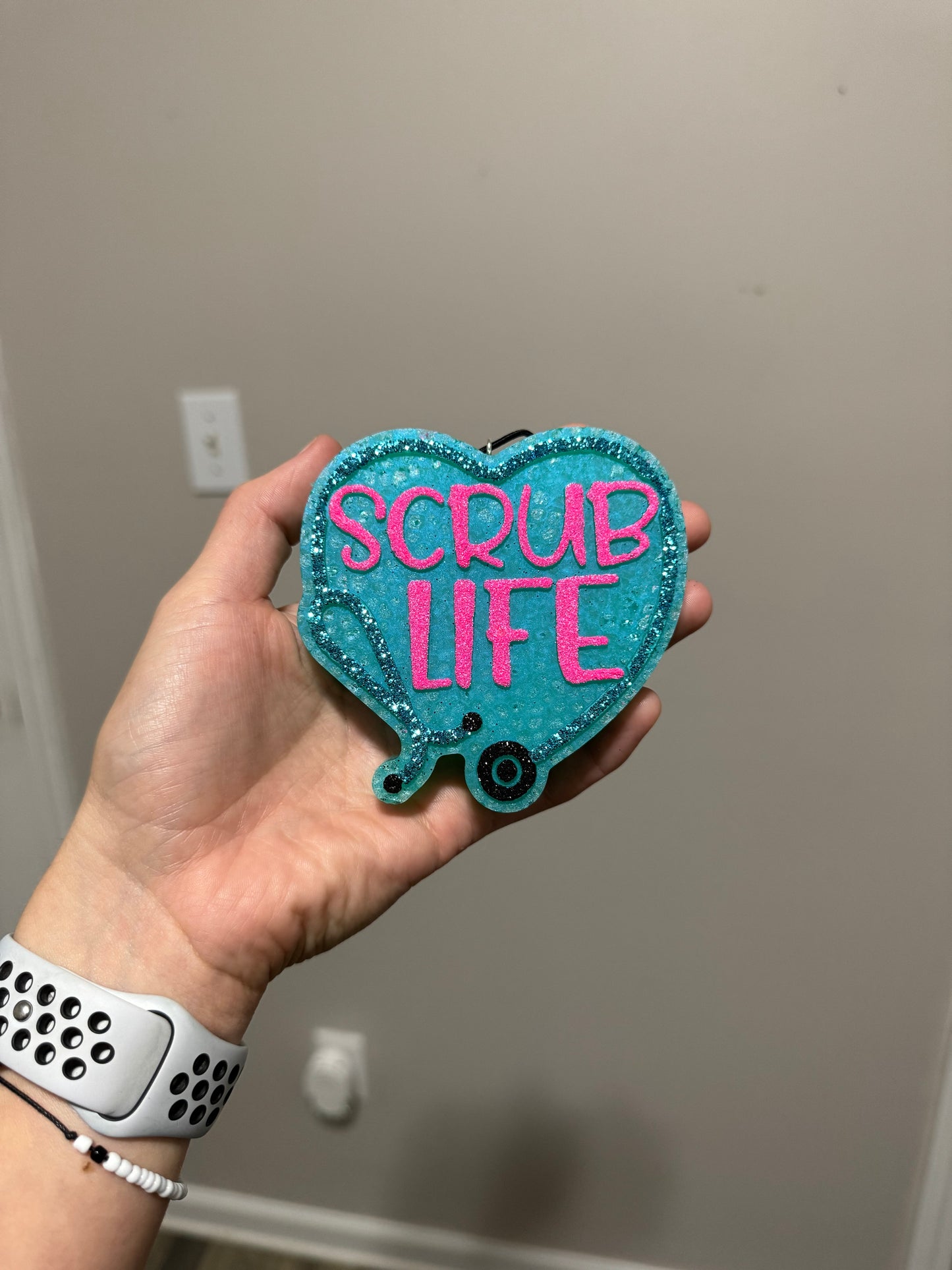 Scrub Life Car Freshie