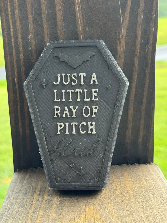 Little Ray of Pitch Black Car Freshie