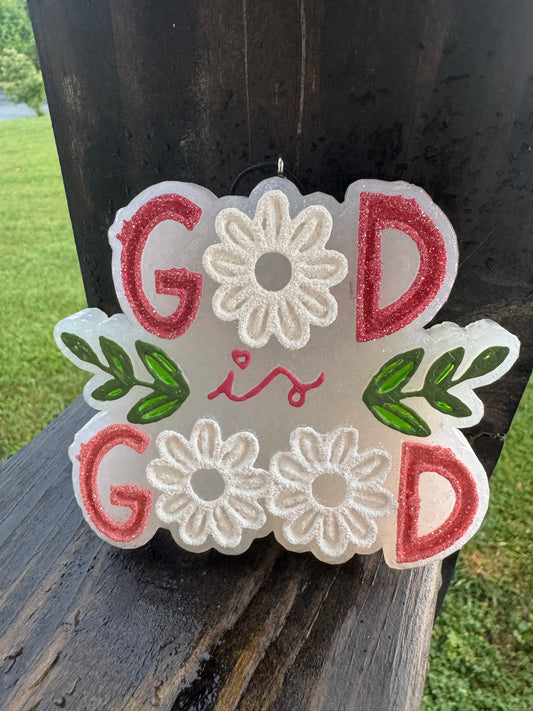 God Is Good Car Freshie