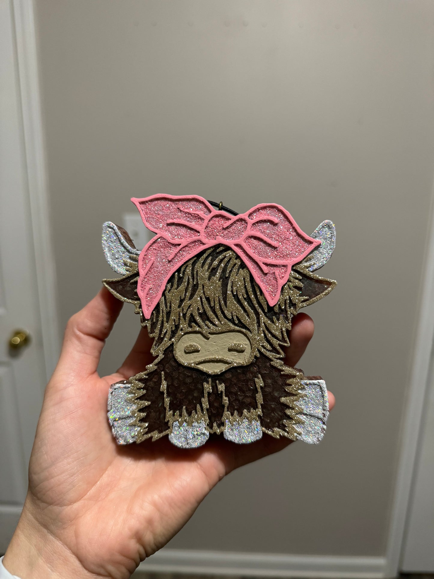 Full Highland Cow Car Freshie