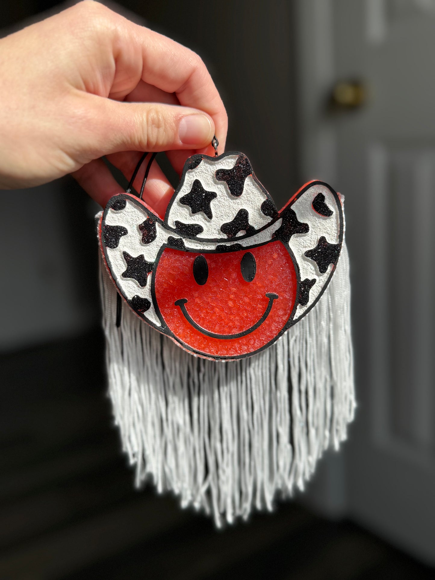 Cowboy Smiley Car Freshie