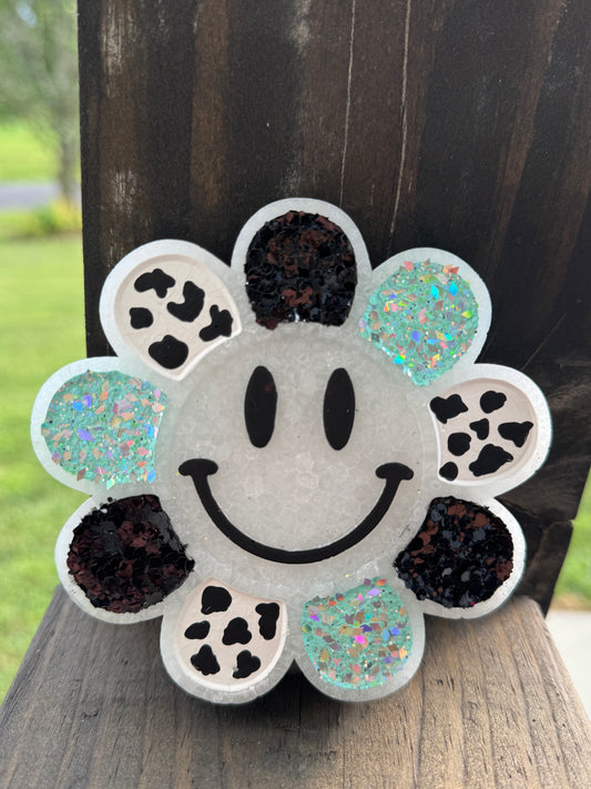 Smiley Flower Car Freshie