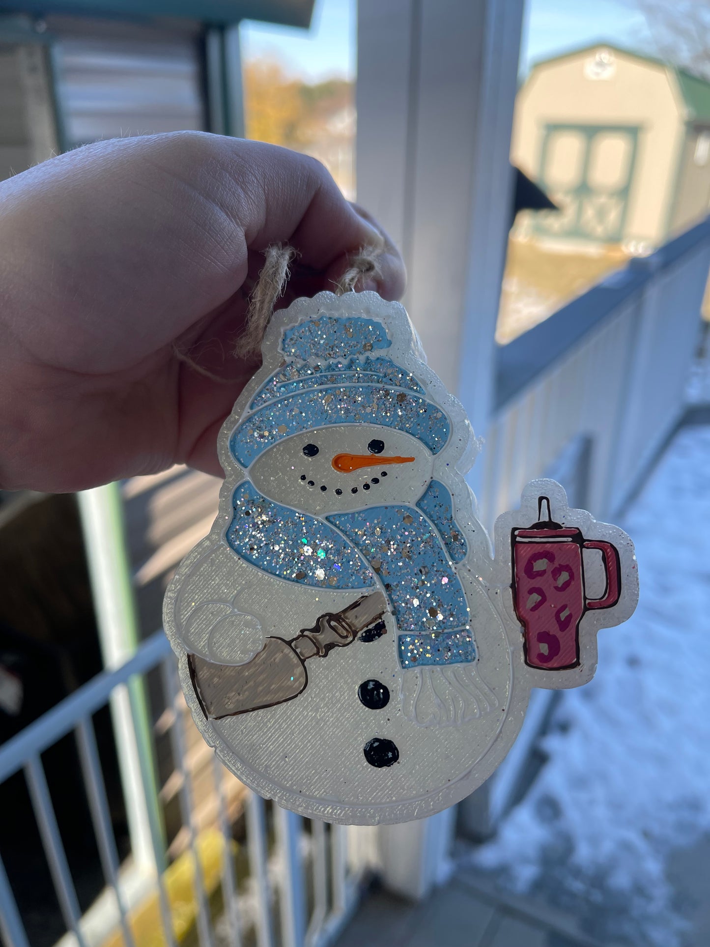 Boujee Snowman Car Freshie