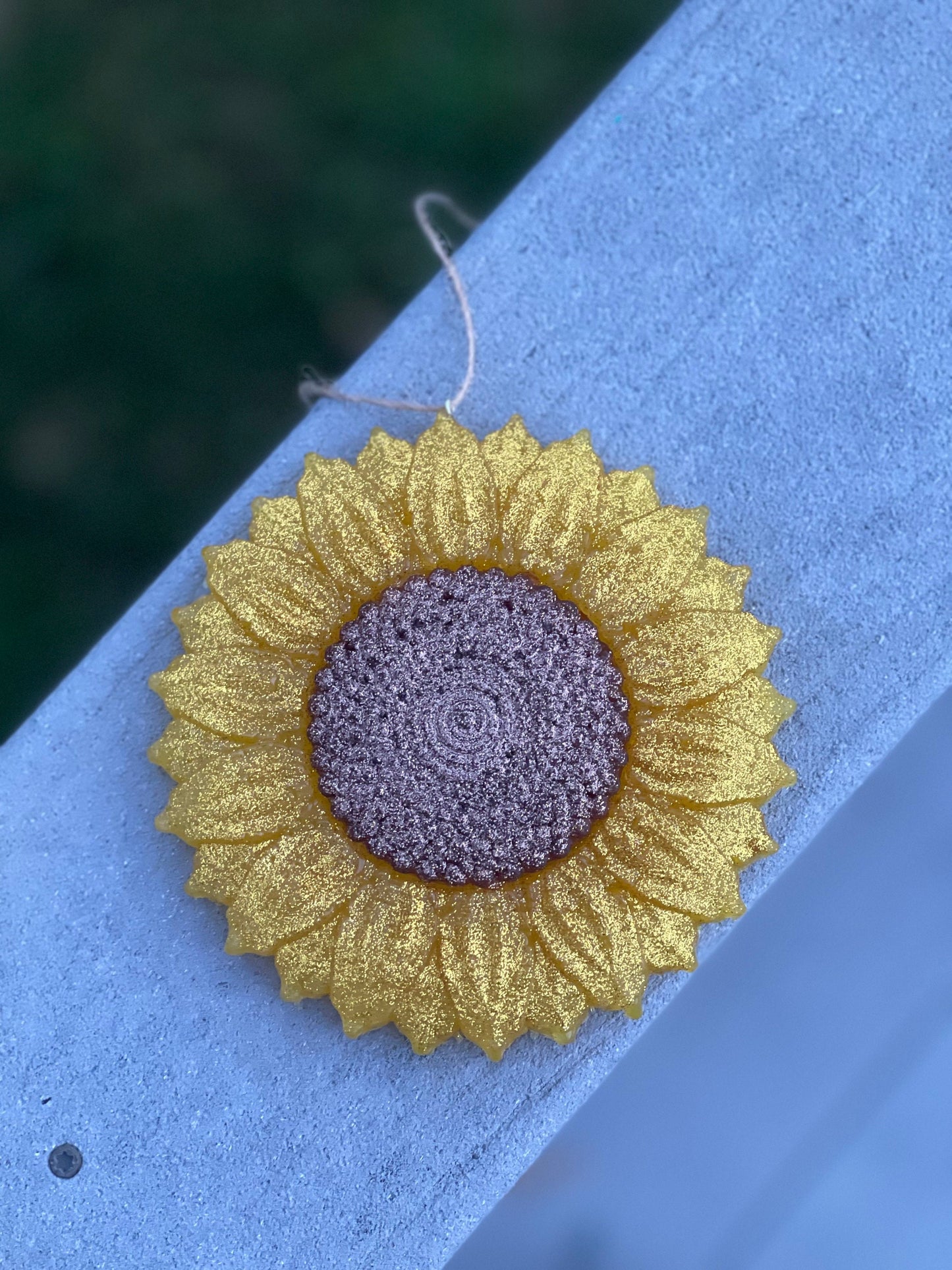 Sunflower Car Freshie