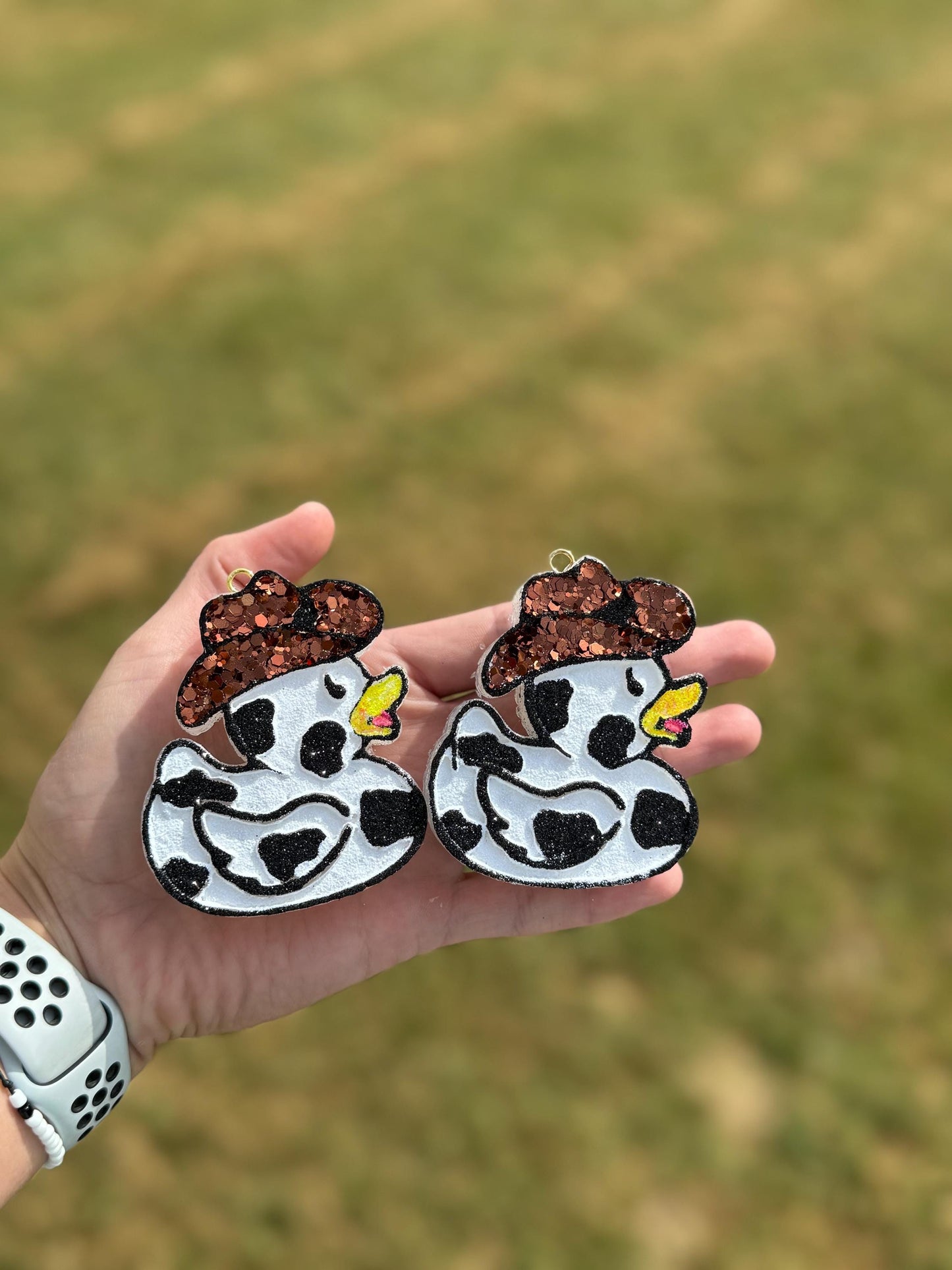 Cowboy Ducks Car Freshie Vent Clips