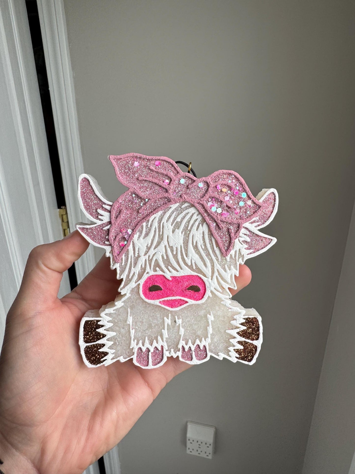 Full Highland Cow Car Freshie