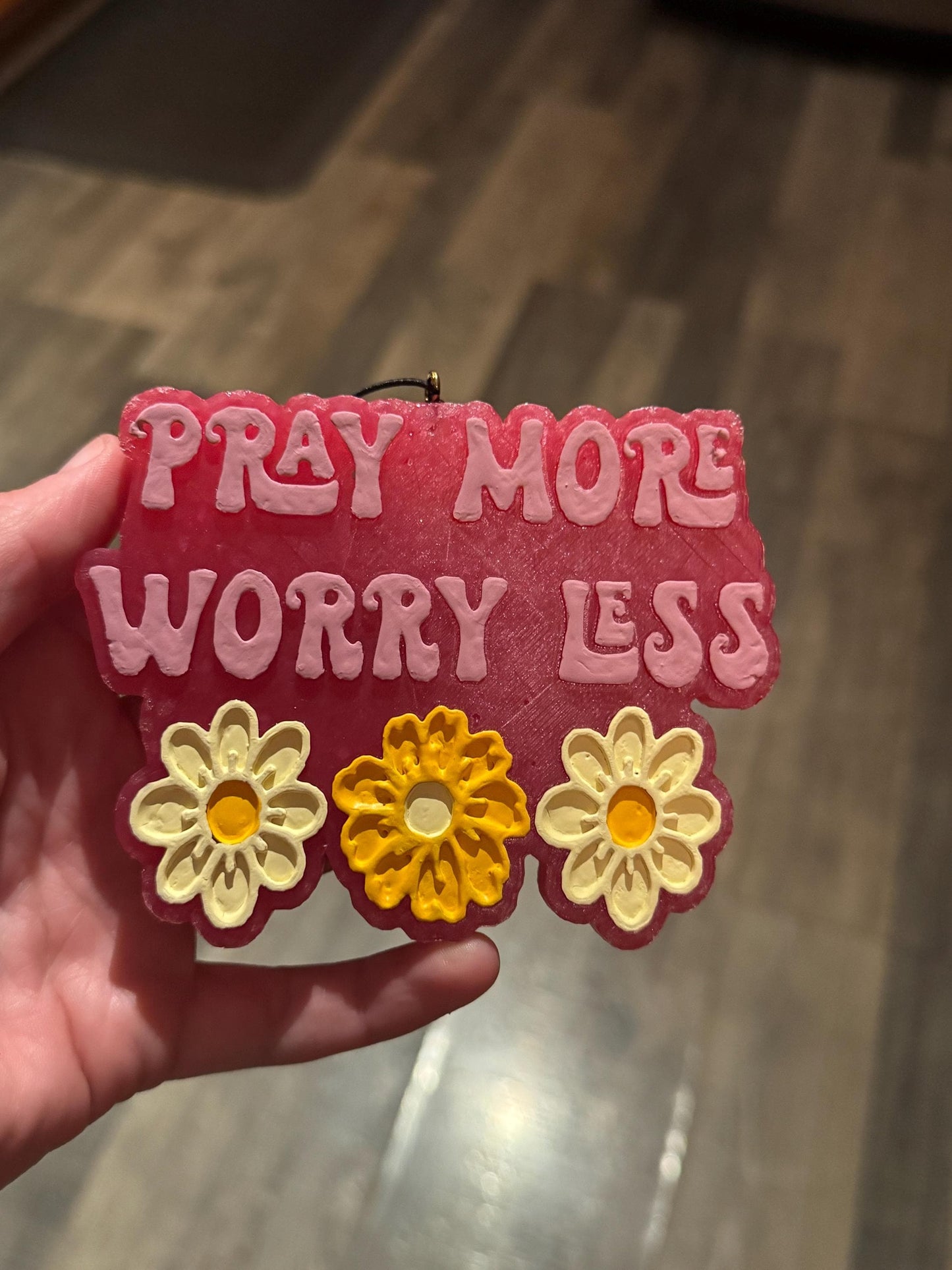 Pray More Car Freshie