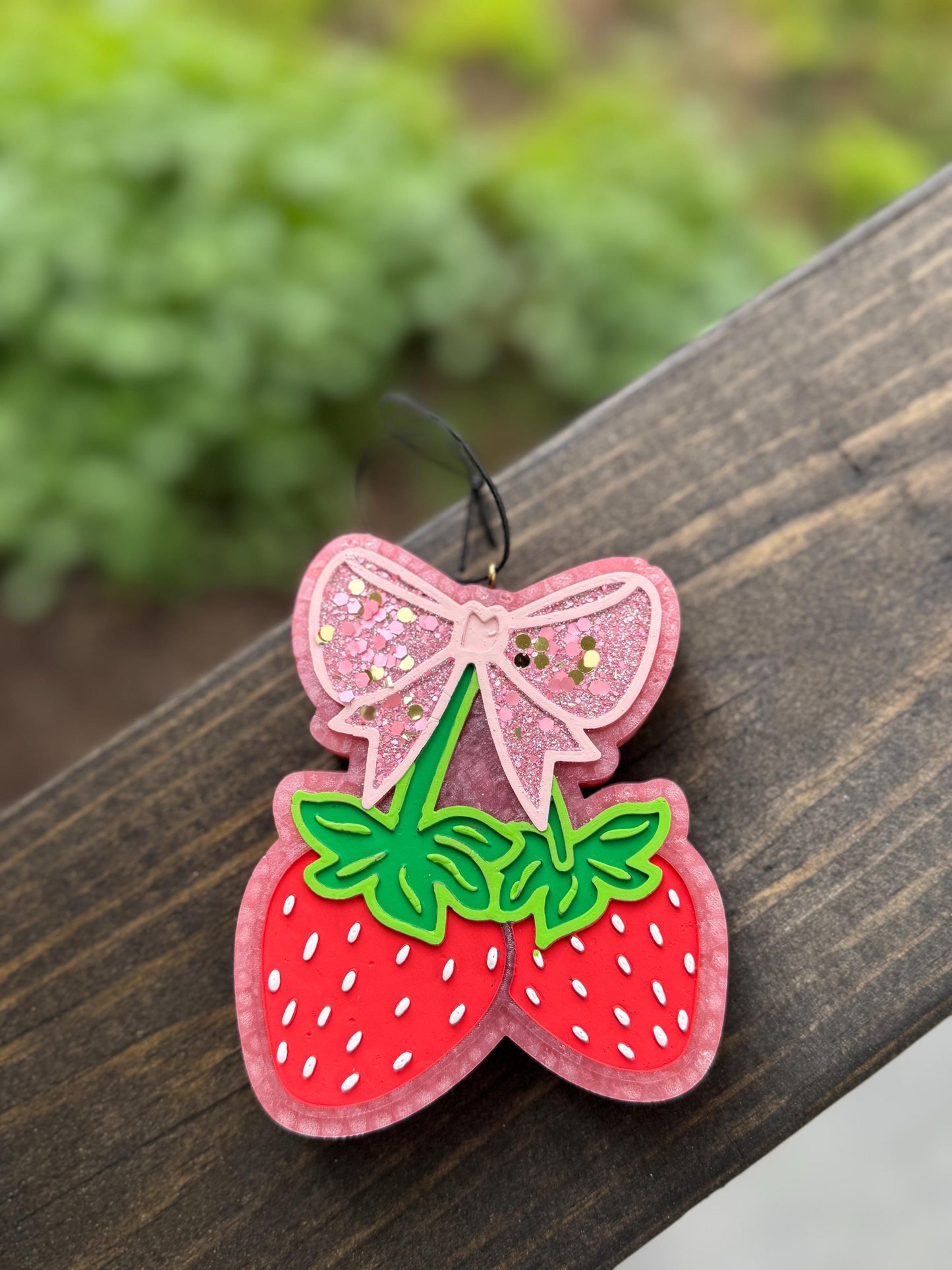 Coquette Strawberries Car Freshie