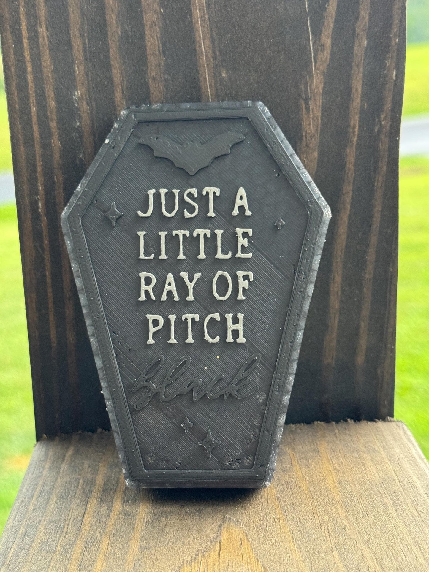 Little Ray Of Pitch Black Car Freshie