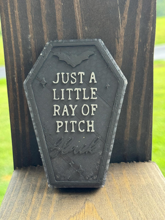 Little Ray Of Pitch Black Car Freshie