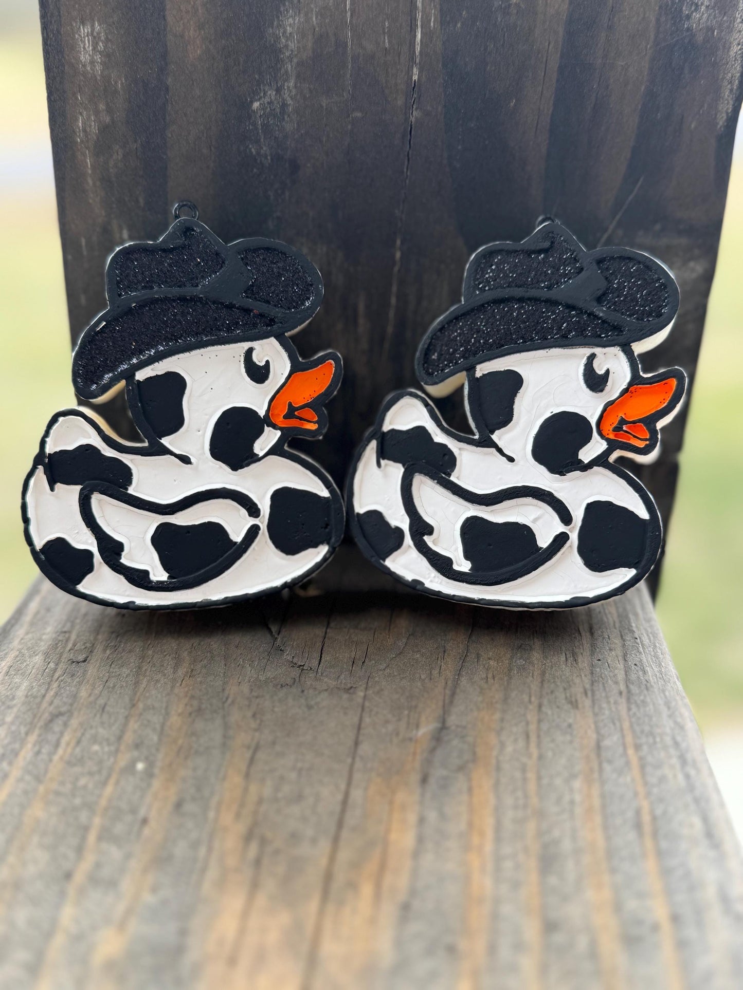 Cowboy Ducks Car Freshie Vent Clips