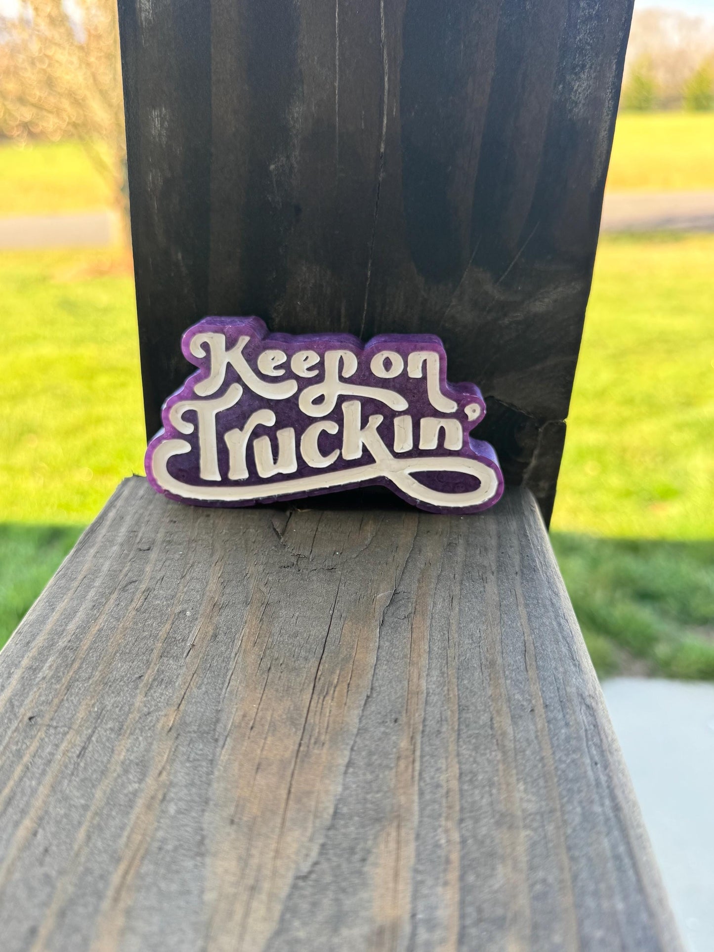 Keep On Truckin Car Freshie