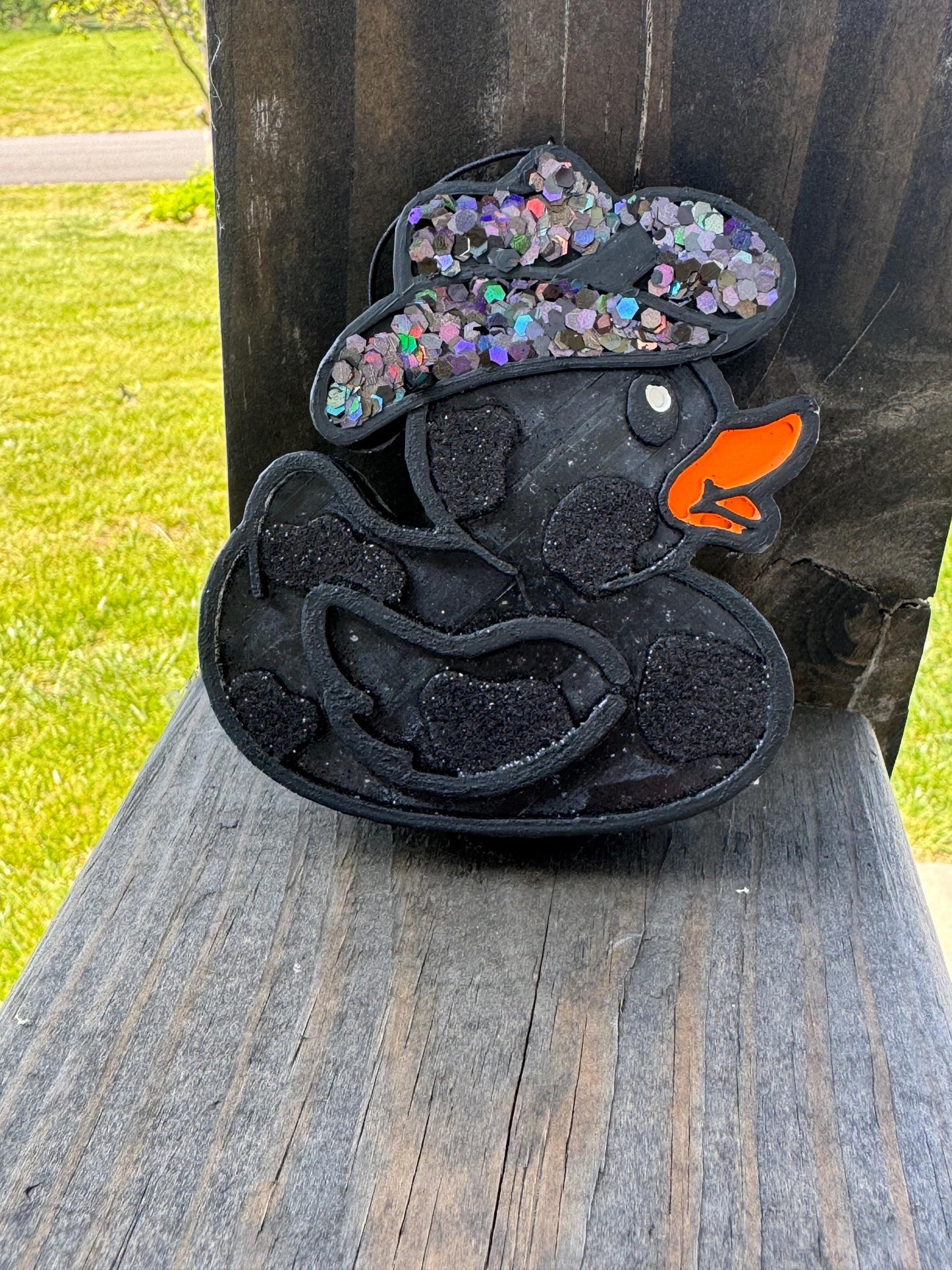 Cowboy Duck Car Freshie