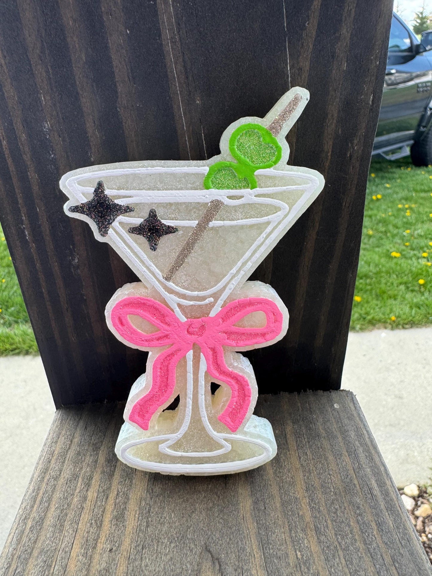 Olive Martini Car Freshie