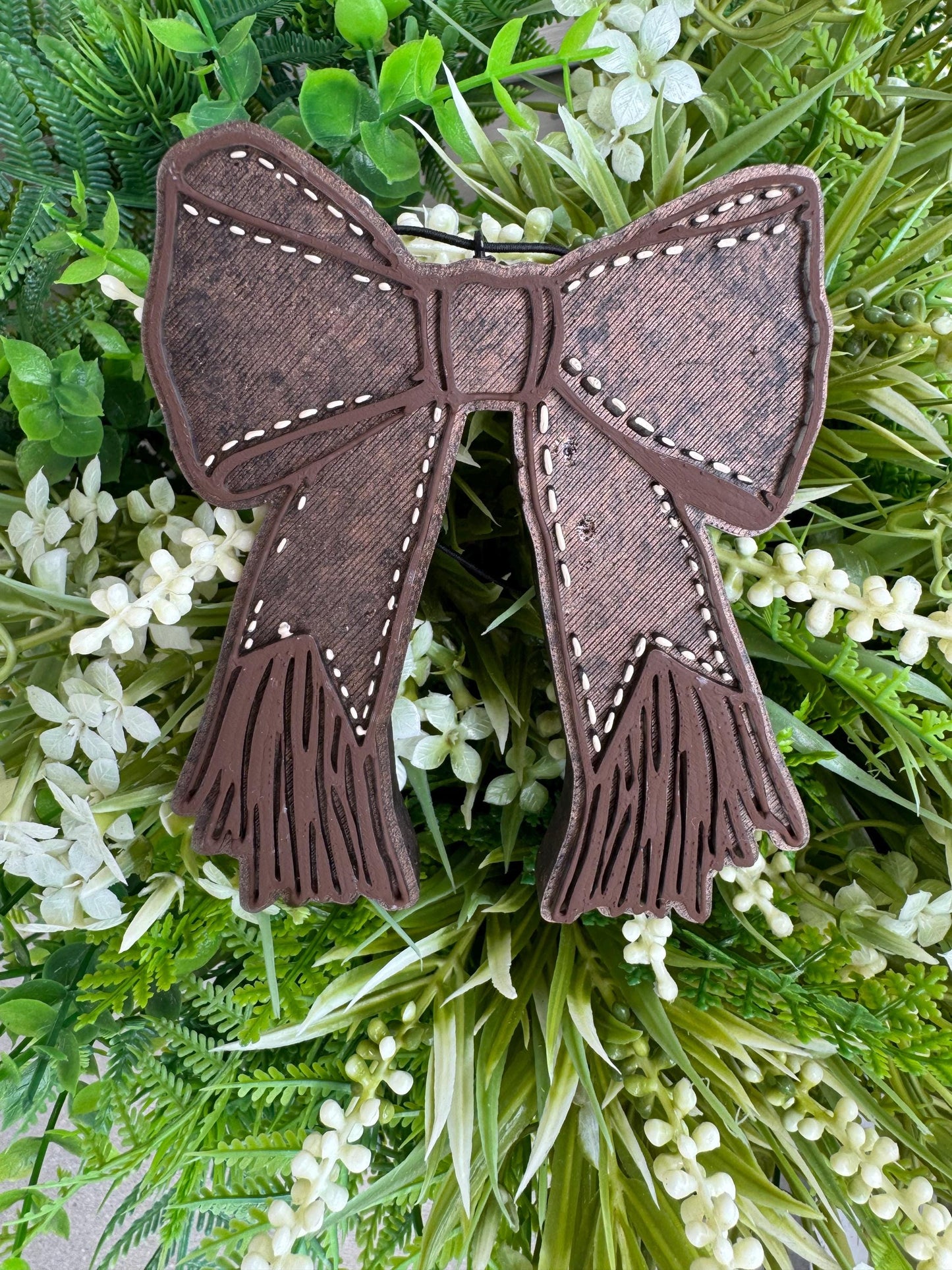 Fringe Bow Car Freshie