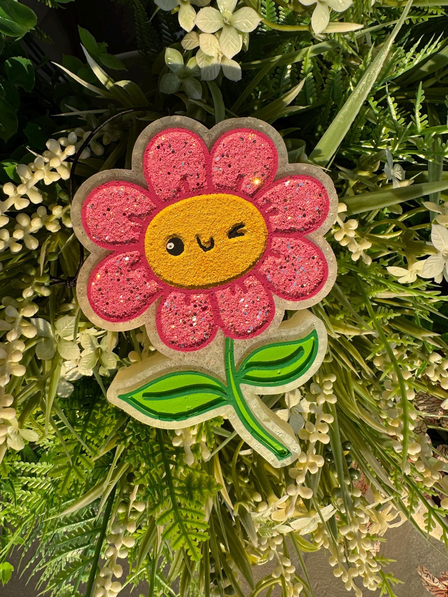 Winking Flower Car Freshie