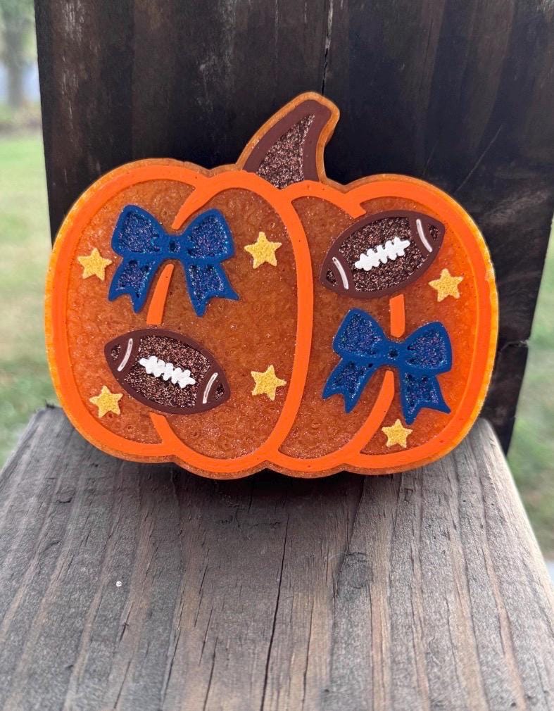 Football Pumpkin Car Freshie