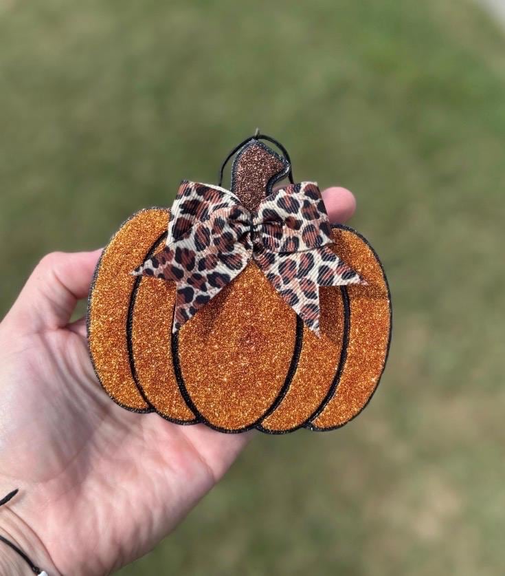 Cheetah Pumpkin Car Freshie