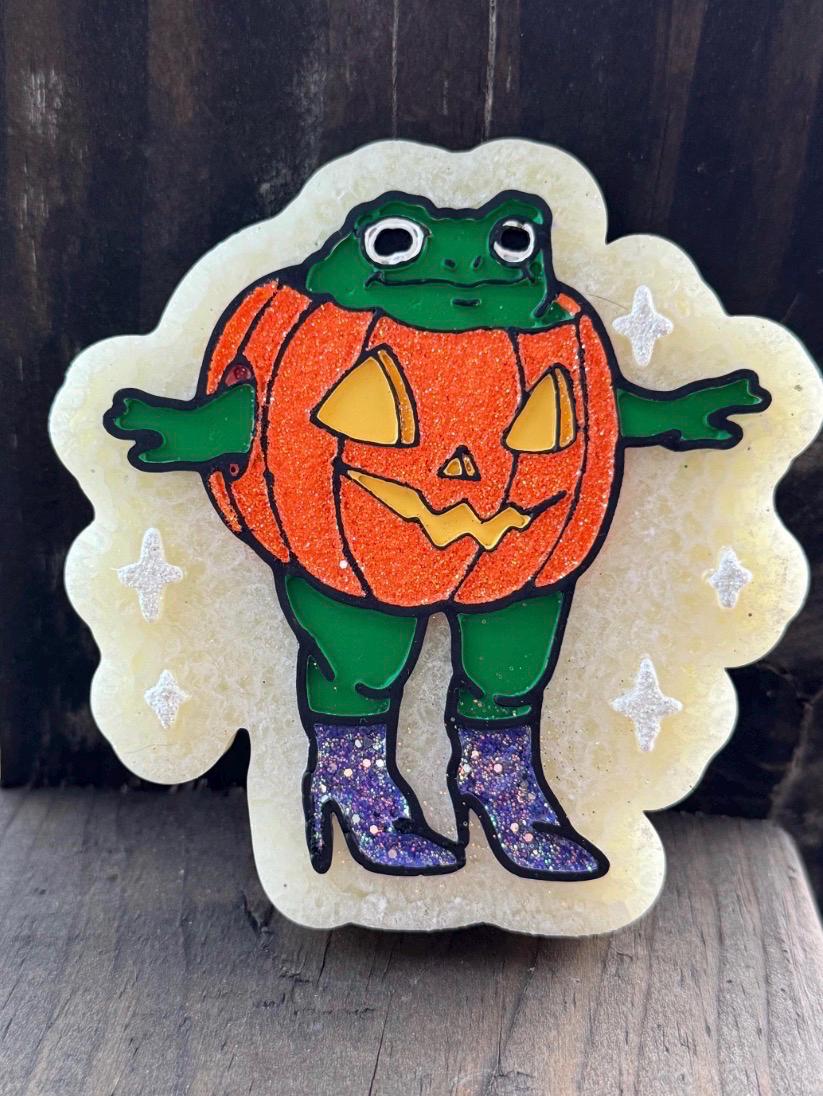 Pumpkin Toad Car Freshie