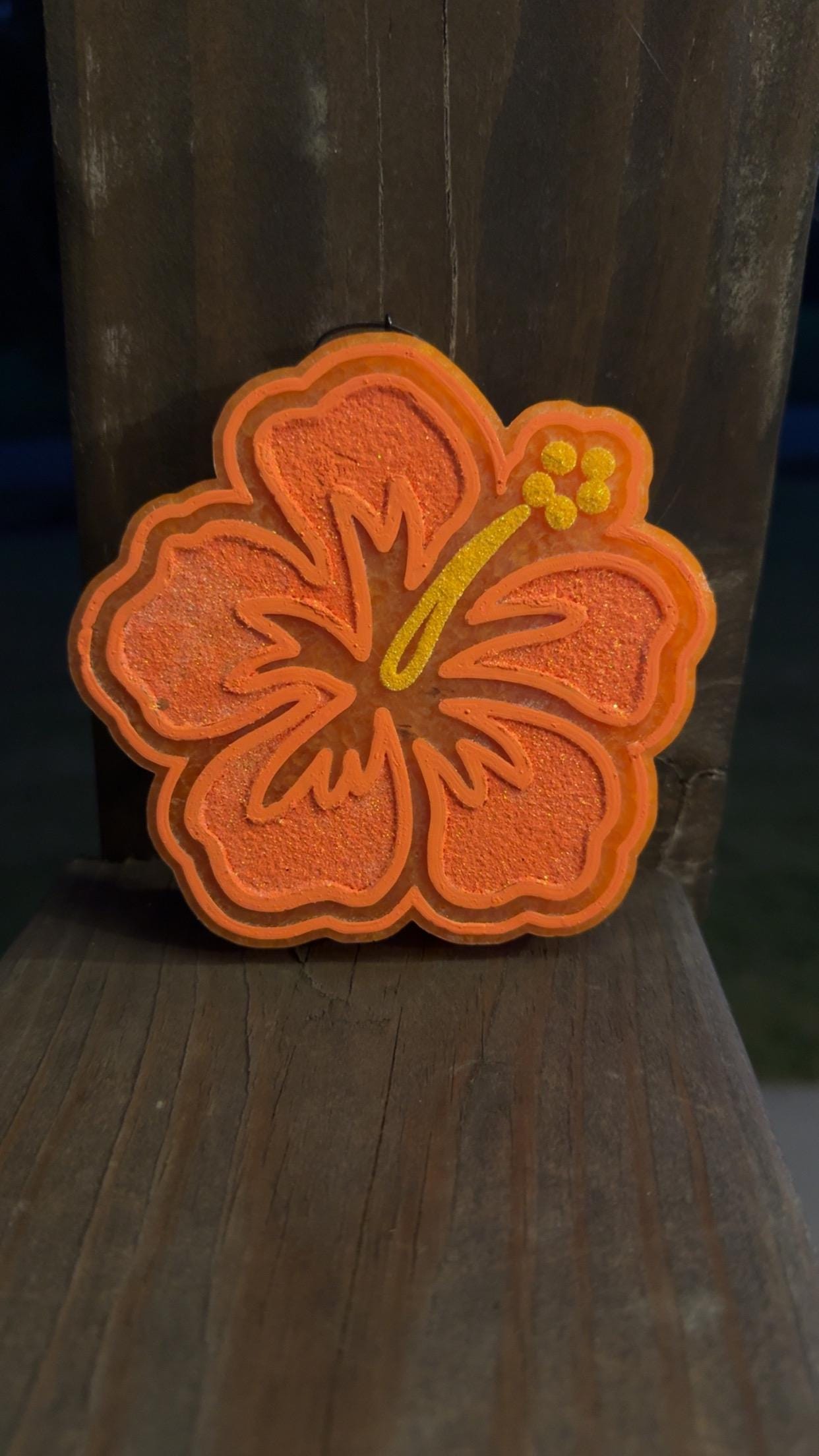 Hibiscus Car Freshie